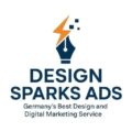 Habibur Rahman working at his multi-monitor digital workspace, focused on AI automation and graphic design for Design Sparks Ads, Germany.